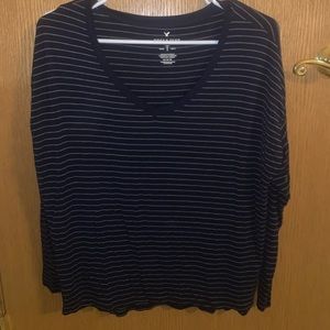 american eagle long sleeve striped top